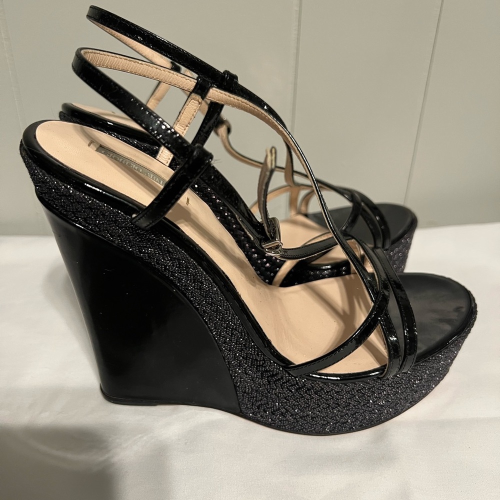 Giorgio Armani Platform SexyHot Wedges